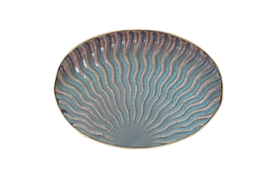 Oval Sun Rays Belt Buckle