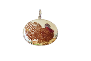 Oval Turkey Pendant