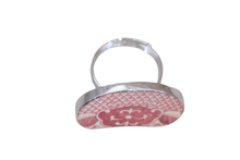 Oval Red Willow Napkin Ring