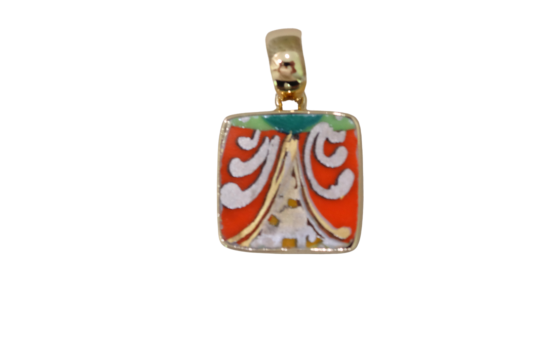 Petite Orange Wiinblad Pendant