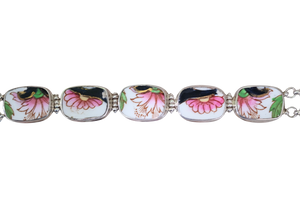 Pink Floral Bracelet