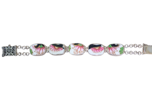 Pink Floral Bracelet