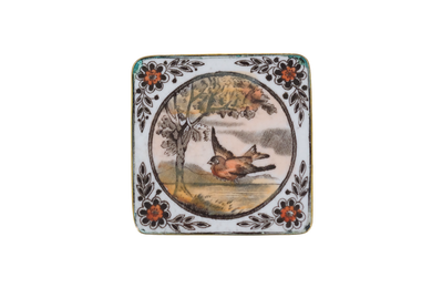 Portrait of a Bird Belt Buckle