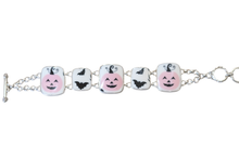 Pumpkin and Bat Bracelet