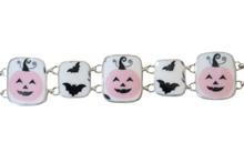Pumpkin and Bat Bracelet