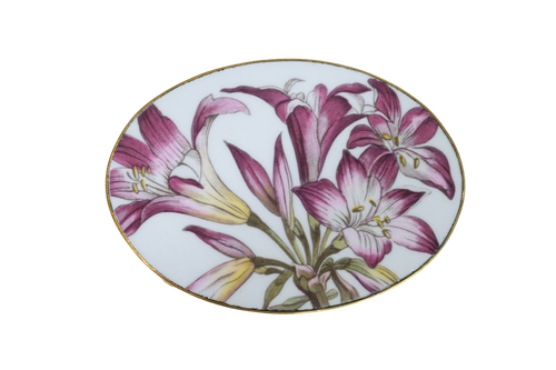 Purple Lillies Belt Buckle