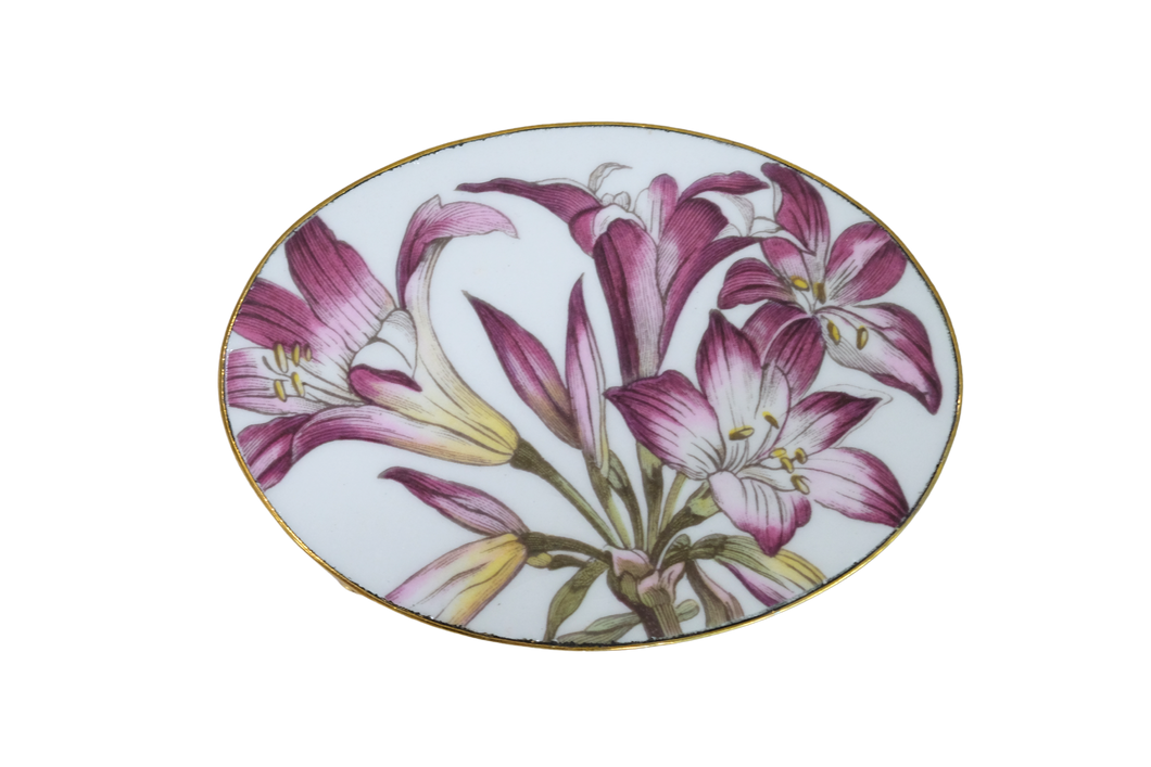 Purple Lillies Belt Buckle