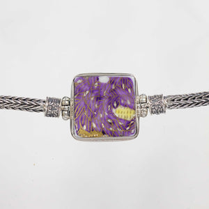 Purple Single Ceramic Bracelet