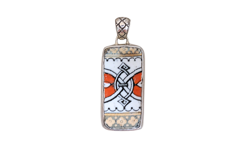 Rectangle Geometric Pendant