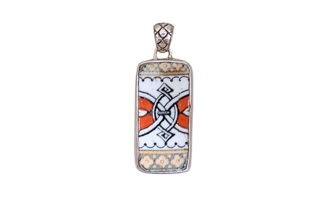 Rectangle Geometric Pendant
