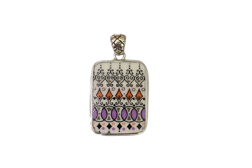 Rectangle Ironworks Pendant