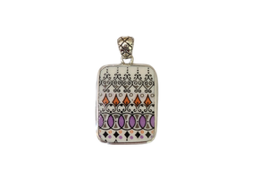 Rectangle Ironworks Pendant