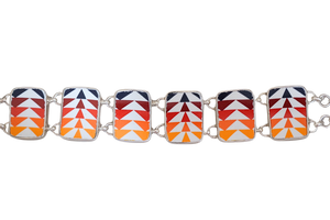 Rectangle Pendleton Bracelet
