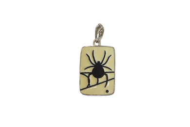 Rectangle Spider Pendant