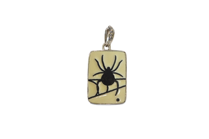 Rectangle Spider Pendant