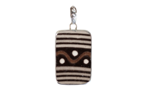 Rectangle Yin and Yang Pendant