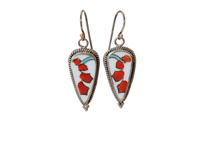 Red Petals Earrings
