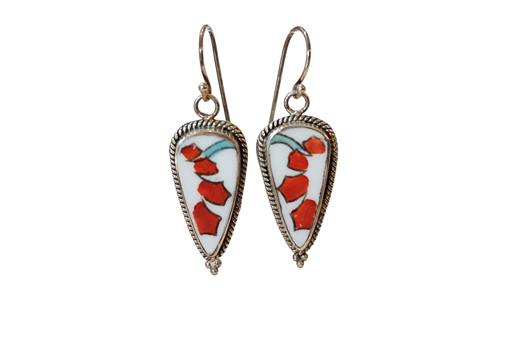 Red Petals Earrings