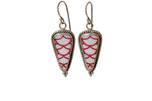 Red Swag Earrings