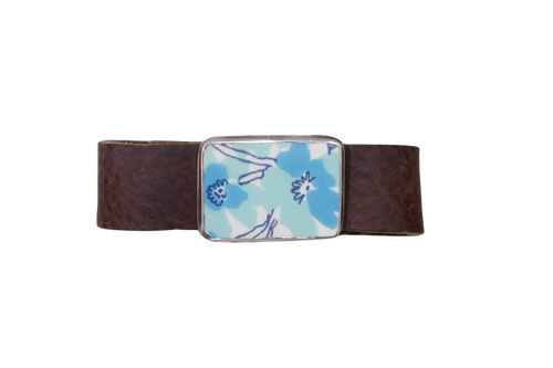 Retro Turquoise Leather Bracelet