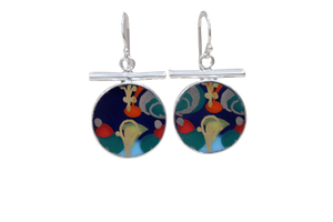 Rosenthal Wiinblad Round Earrings
