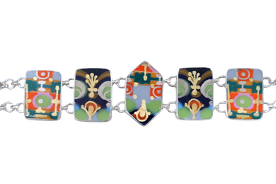 Rosenthal Wiinblad Rectangle and Picket Bracelet