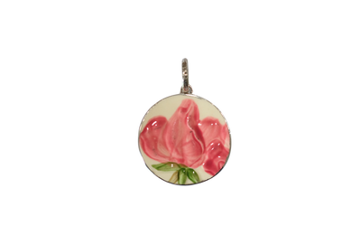 Round Desert Rose Pendant