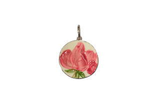 Round Desert Rose Pendant