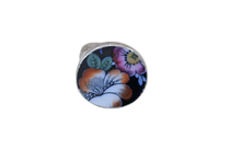 Round Floral Napkin Ring #6