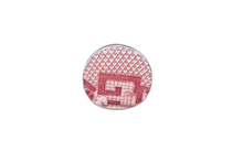 Round Red Willow Geometric Napkin Ring