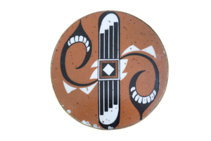 Round Southwestern Belt Buckle