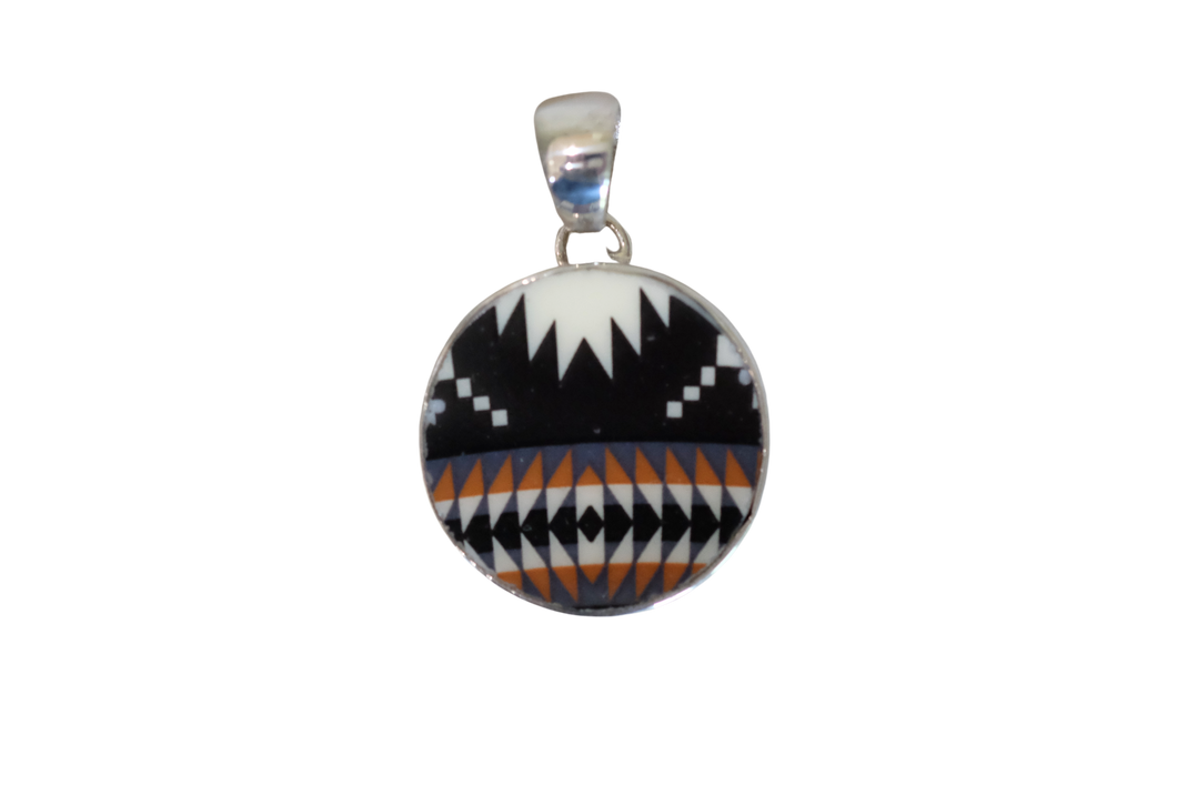 Round Southwestern Pendant