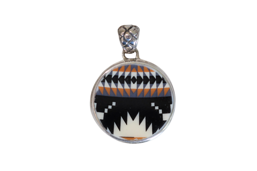 Round Zig Zag Pendant