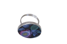 Round Floral Napkin Ring #4