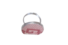 Round Red Willow Geometric Napkin Ring