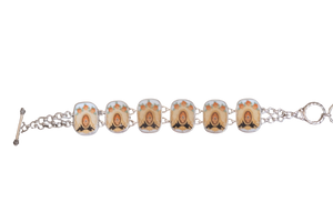 Rounded Rectangle Cameo-like Bracelet