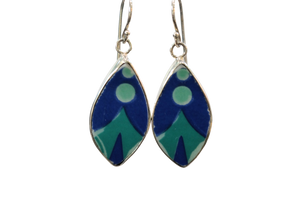 Royal and Turquoise Earrings