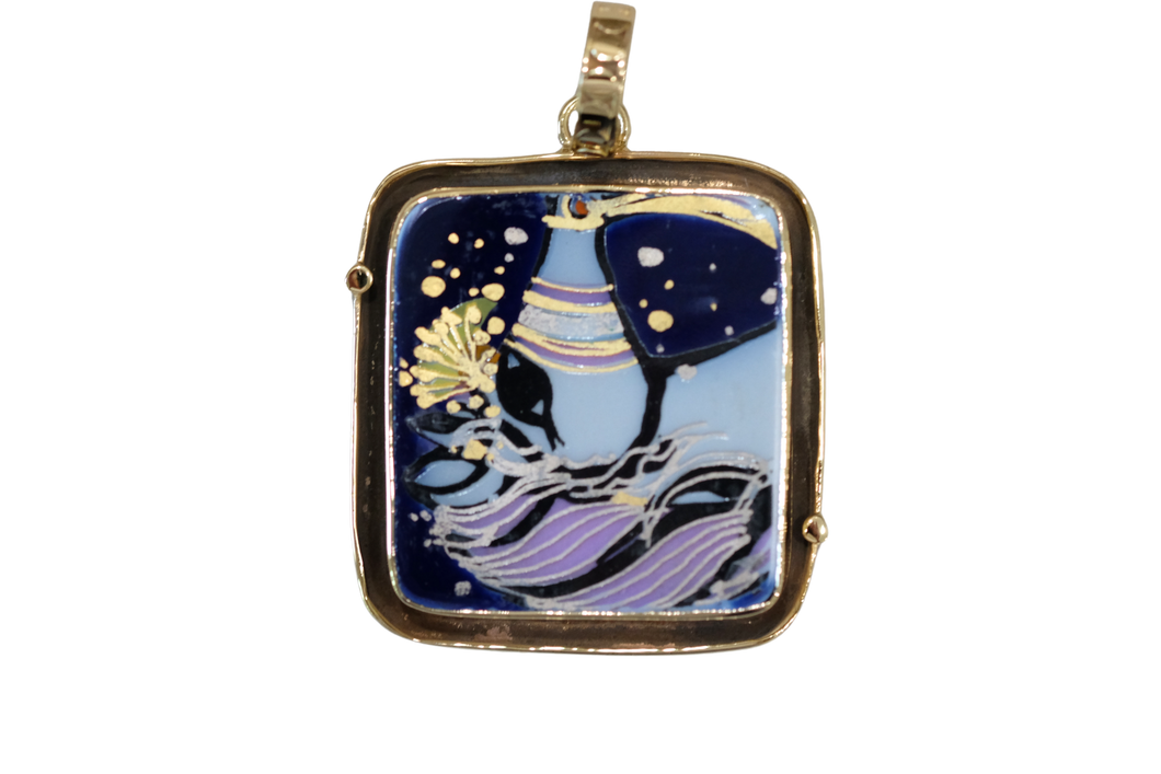 Shades of Purple Wiinblad Pendant