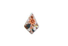 Size 10 Floral Triangular Ring