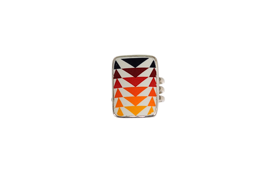 Size 10 Rectangle Pendleton Ring