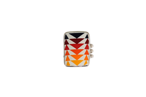 Size 10 Rectangle Pendleton Ring