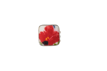 Size 5.5 Bold Red Flower Ring