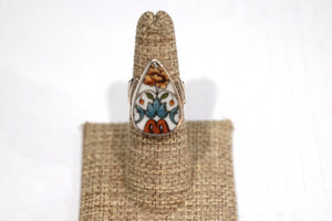 Size 5.5 Flirty Floral Teardrop Ring