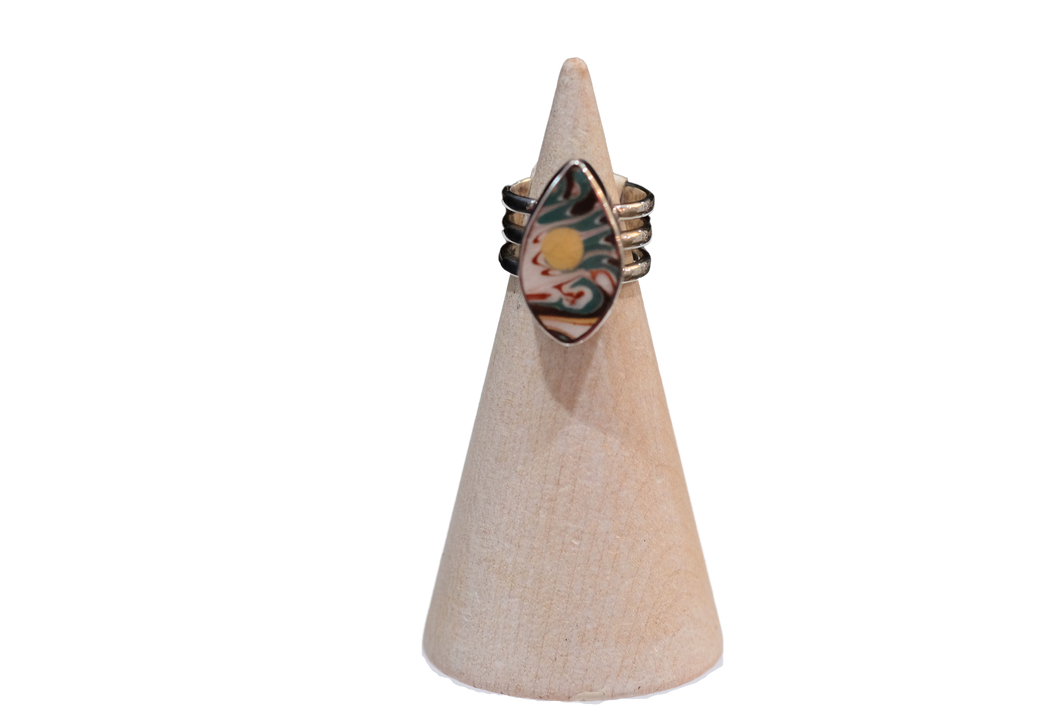 Size 5.5 Sun and Waves Ring