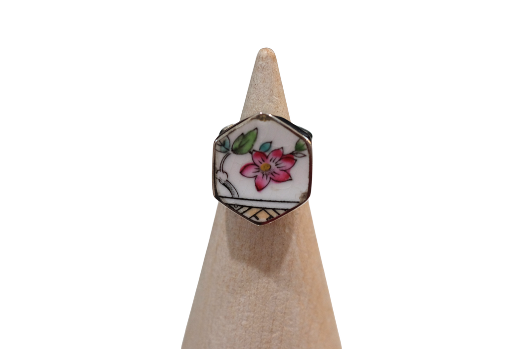 Size 5 Asian Floral Ring