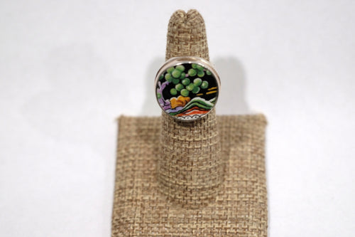 Size 5 Gaudy Willow Ring