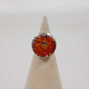 Size 5 Orange Blossom Ring