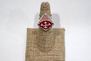 Size 5 Red Willow Ring