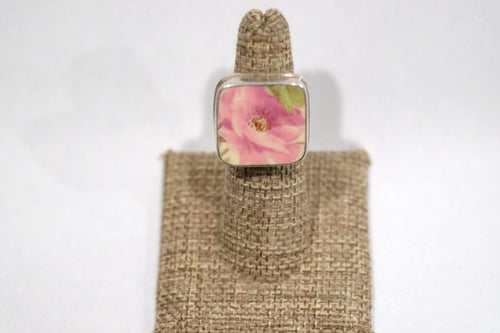 Size 5 Vintage Floral Ring
