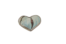 Size 6.5 Eclectic Turquoise Heart